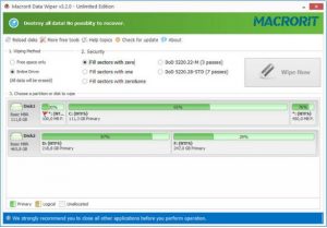 free for mac instal Macrorit Data Wiper 6.9.9