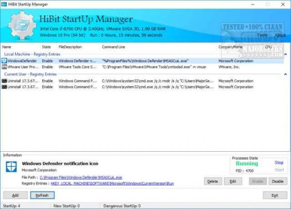 HiBit Startup Manager 2.6.20 for windows download free